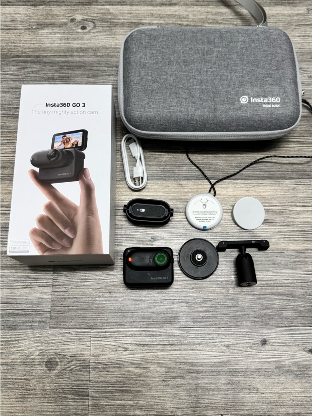 Insta360 GO 3 Action Camera Kit with Accesories